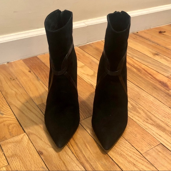 Rachel Zoe Liana Leather Trim Stretch Suede Boot, Size 8 - Picture 7 of 10